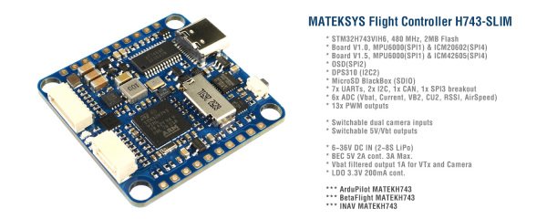 H743-SLIM V3 Uçuş Kontrol Kartı