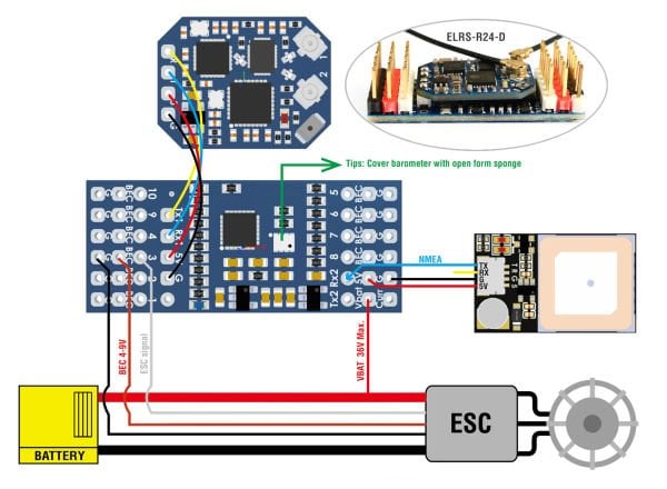 CRSF to PWM Converter CRSF-PWM-V10