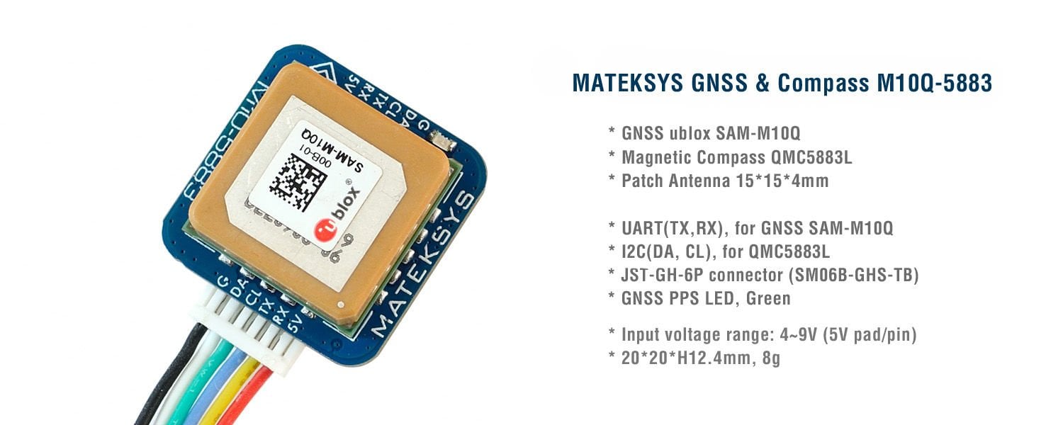 GNSS & COMPASS M10Q-5883