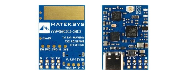 MATEKSYS mLRS MAVLink 900MHz Receiver, mR900-30