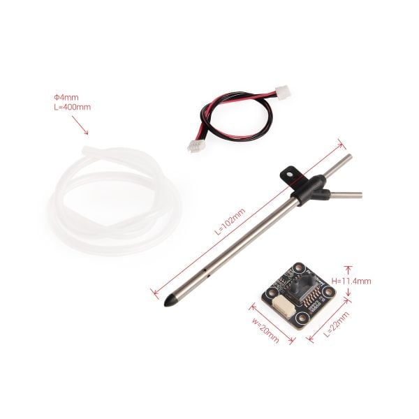 HOLYBRO Digital Air Speed Sensor MS5525DSO w/PT40 Pitot Tube