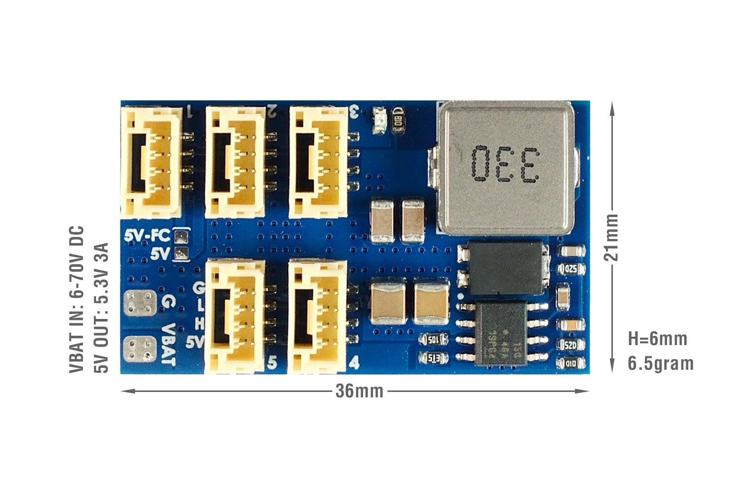 CANPDB-3A w/ BEC & JST-GH Splitter CANPDB-3A