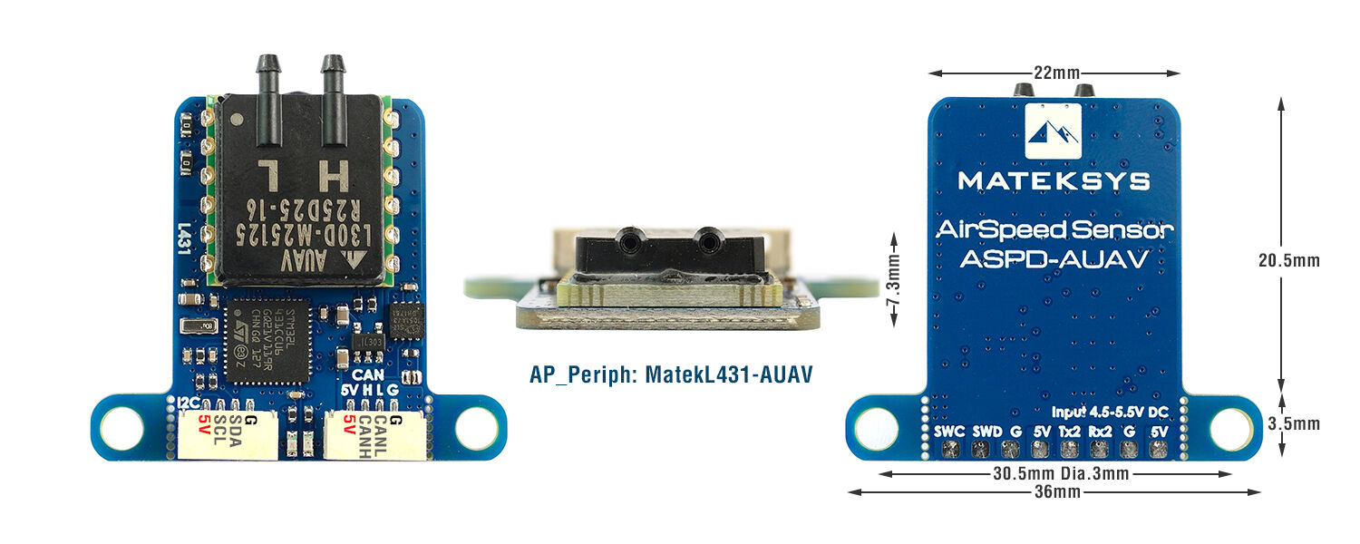 Digital Airspeed Sensor ASPD-AUAV