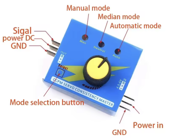 Standart Servo & ESC Tester